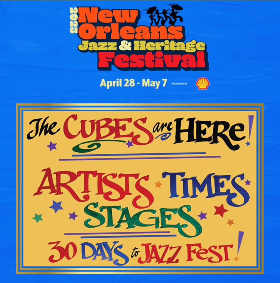 2023 Jazz Fest Cubes