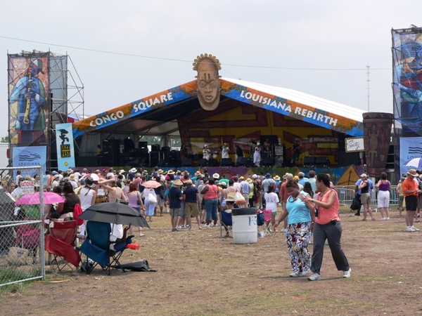 Mardi Gras Indians at Jazz Fest 2003