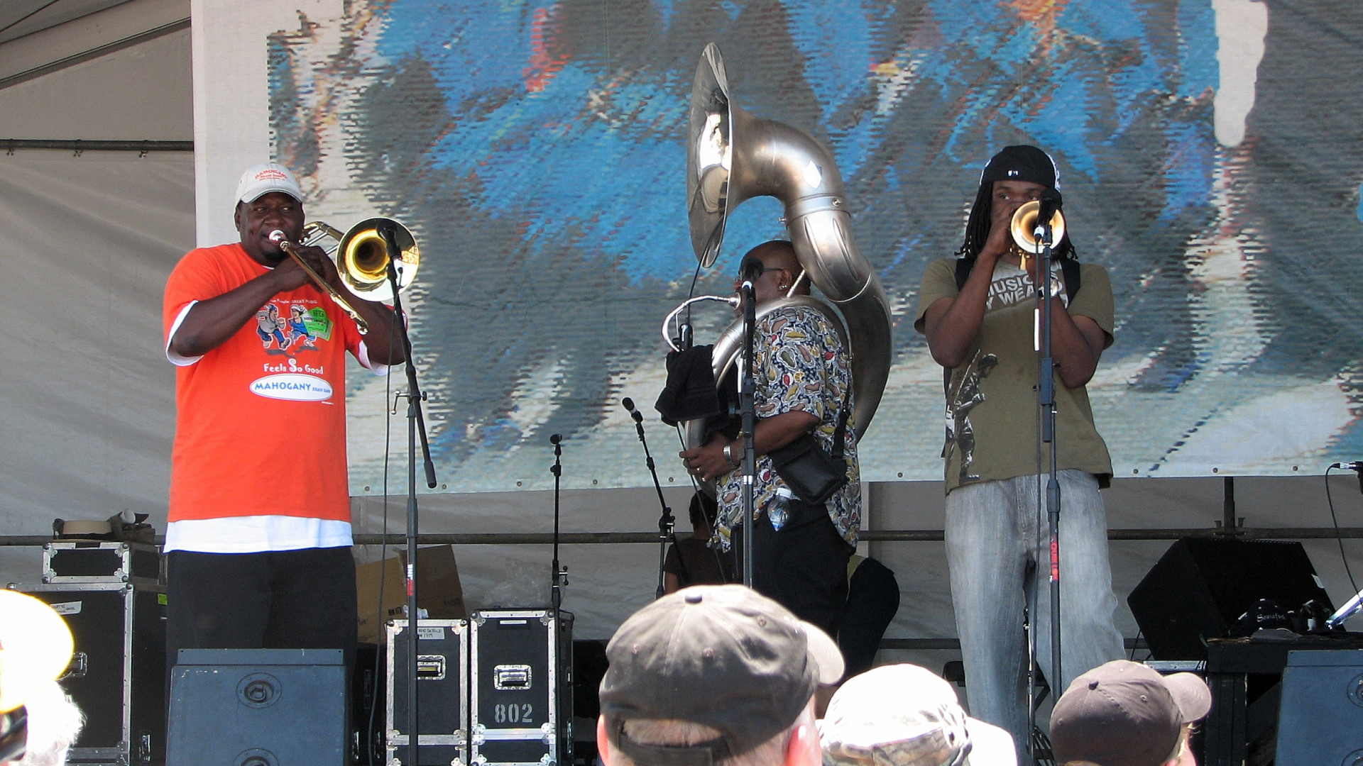 Mahogany Brass Band at Jazz Fest 2007