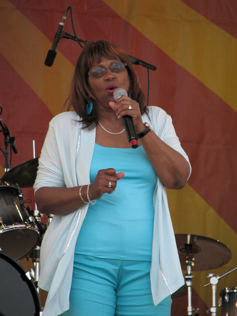 Athelgra Neville of The Dixie Cups at Jaff Fest 2009