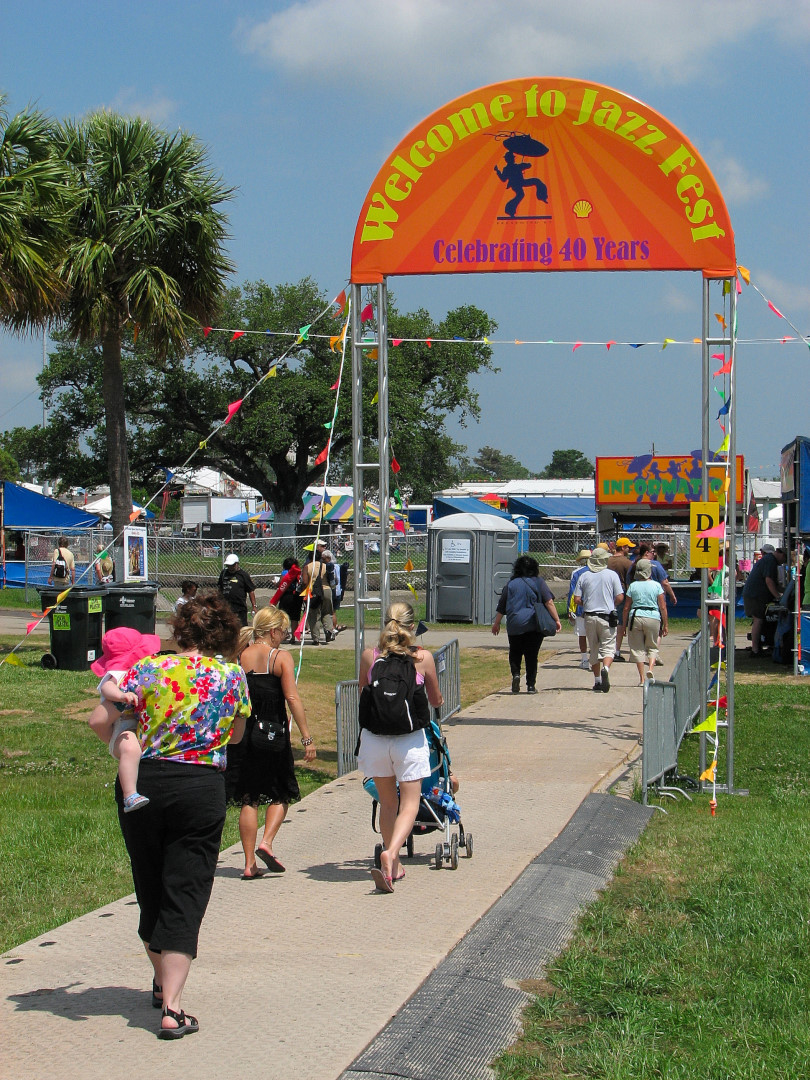 Jazz Fest 2009 Entrance