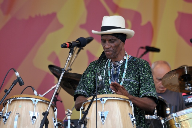 Cyril Neville with the Voice of the Wetlands All Stars at Jazz Fest 2011