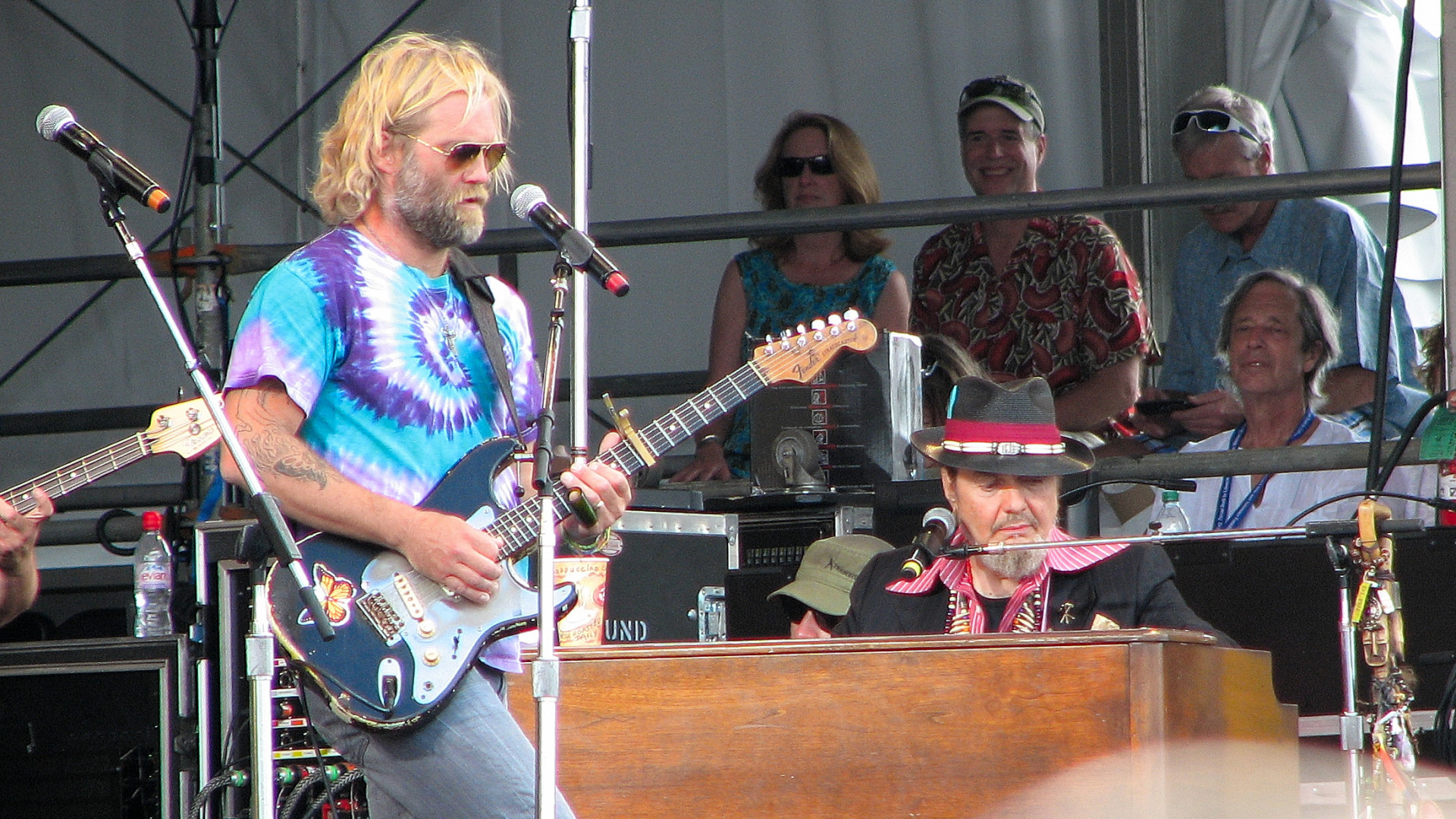 Anders Osborne on guitar and Dr. John on keyboards