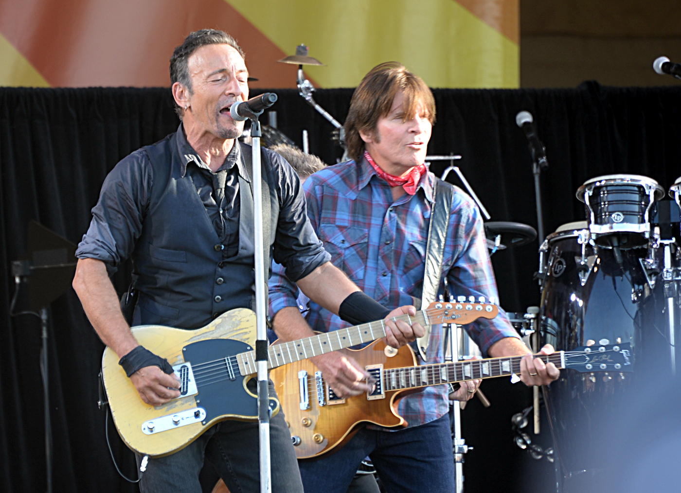 Bruce Springsteen and John Fogarty