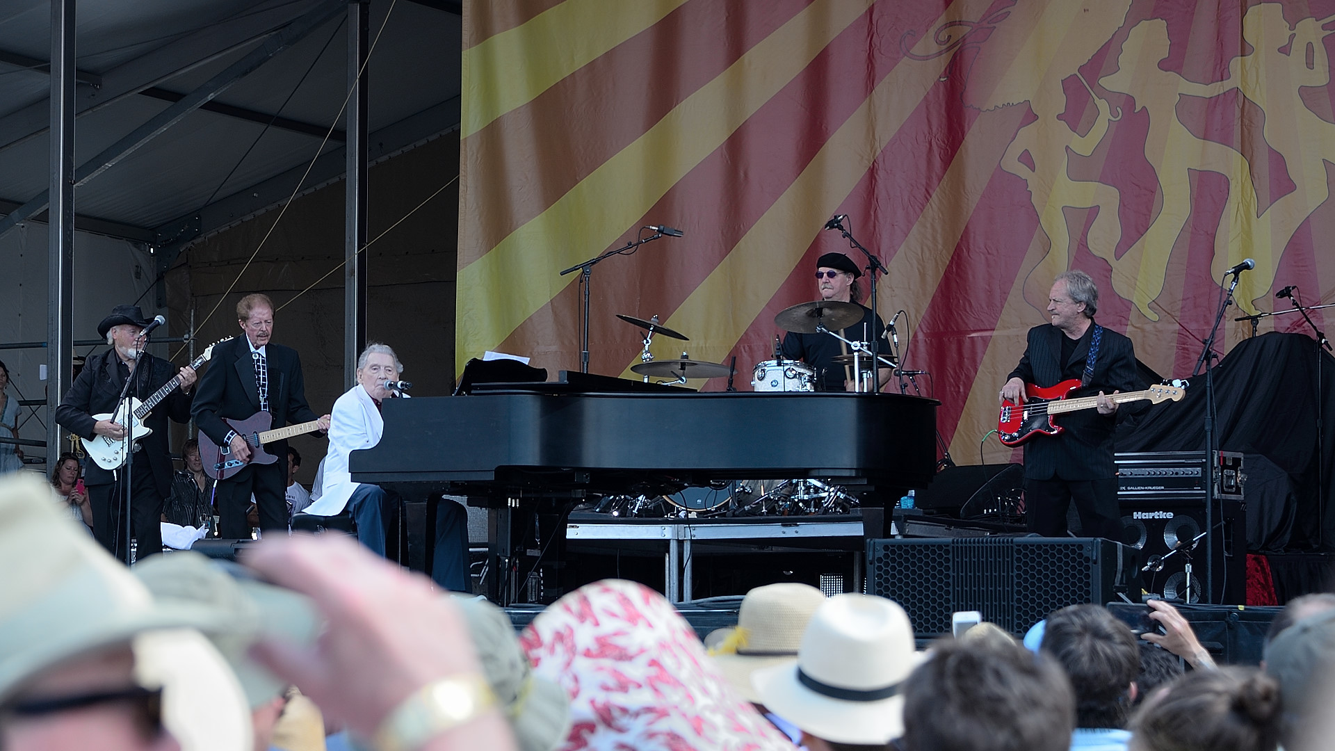 Jerry Lee Lewis and his band