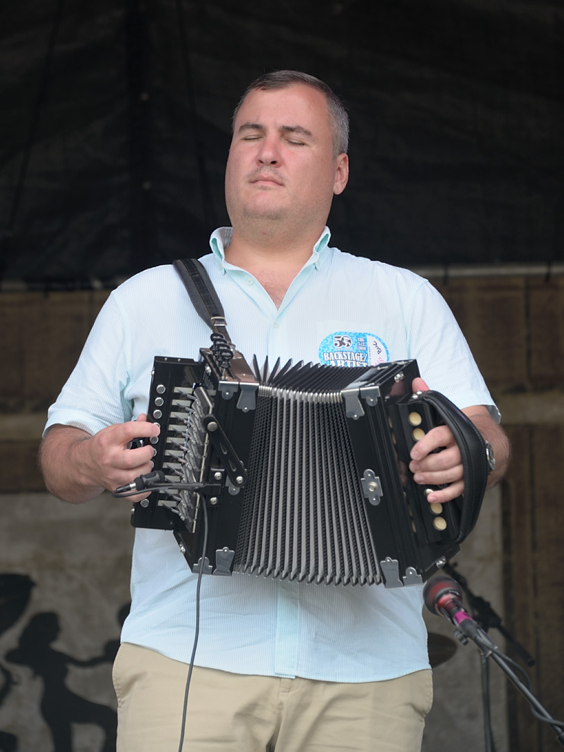 Accordionist for Brandon Moreau & Cajungrass