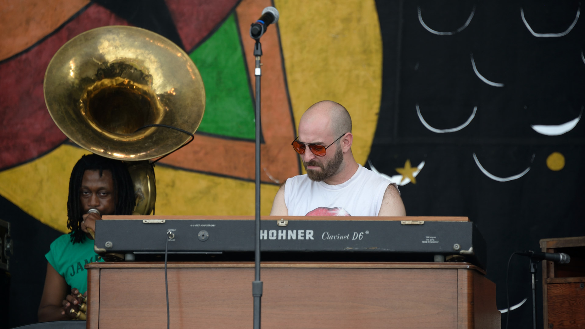 Tuba and keyboard players for Zena Moses