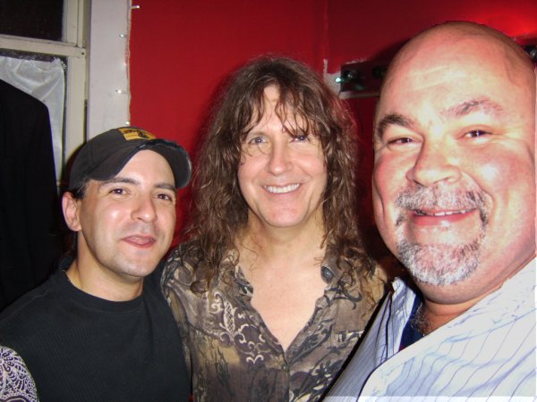 Weerd Wayne, Guy Gelso of Zebra, and Dave (stepson of Weerd Wayne)